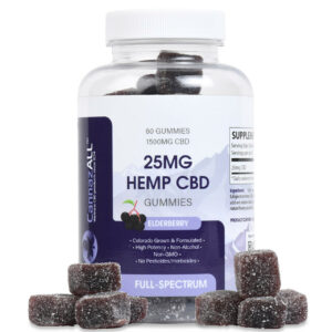 25mg Full-Spectrum Elderberry CBD Gummies 60 Count